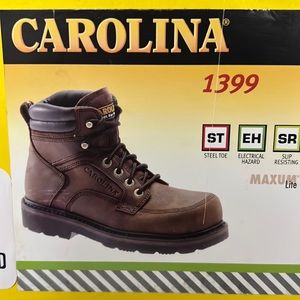 Never worn work boot brown